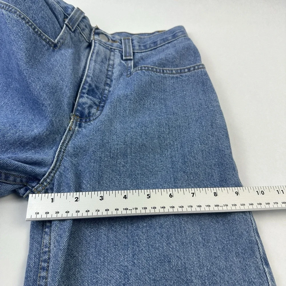 Zonz Wide Leg Skate Jeans Mens 25 Blue Vintage 90s Baggy High Rise Denim